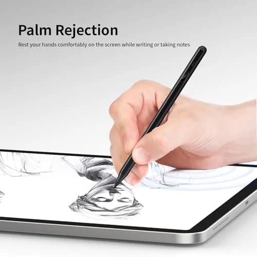Tresoba Stylus Pen for iPad 6th-11th Gen | LED Power Display, Palm Rejection, USB-C Charging thumbnail 6