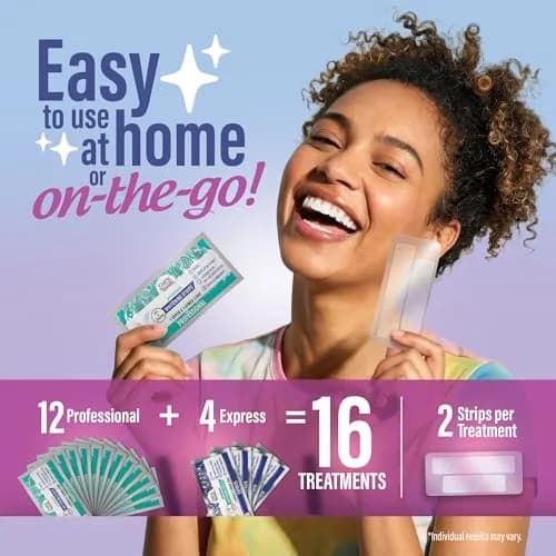 GuruNanda Teeth Whitening Strips Kit 32 Count (Pack of 1) | Hydrogen Peroxide & Coconut Oil for Brighter Smile thumbnail 3