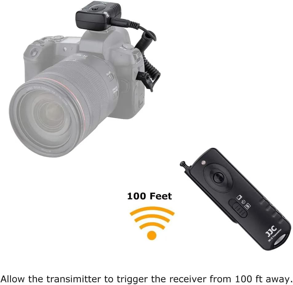 JJC Wireless Remote Shutter Release for Panasonic ZS99/TZ99 S9 G100D Camera | 433MHz, 30m Range thumbnail 9