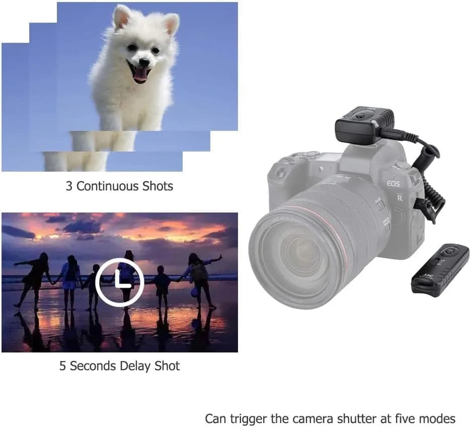 JJC Wireless Remote Shutter Release for Panasonic ZS99/TZ99 S9 G100D Camera | 433MHz, 30m Range thumbnail 6