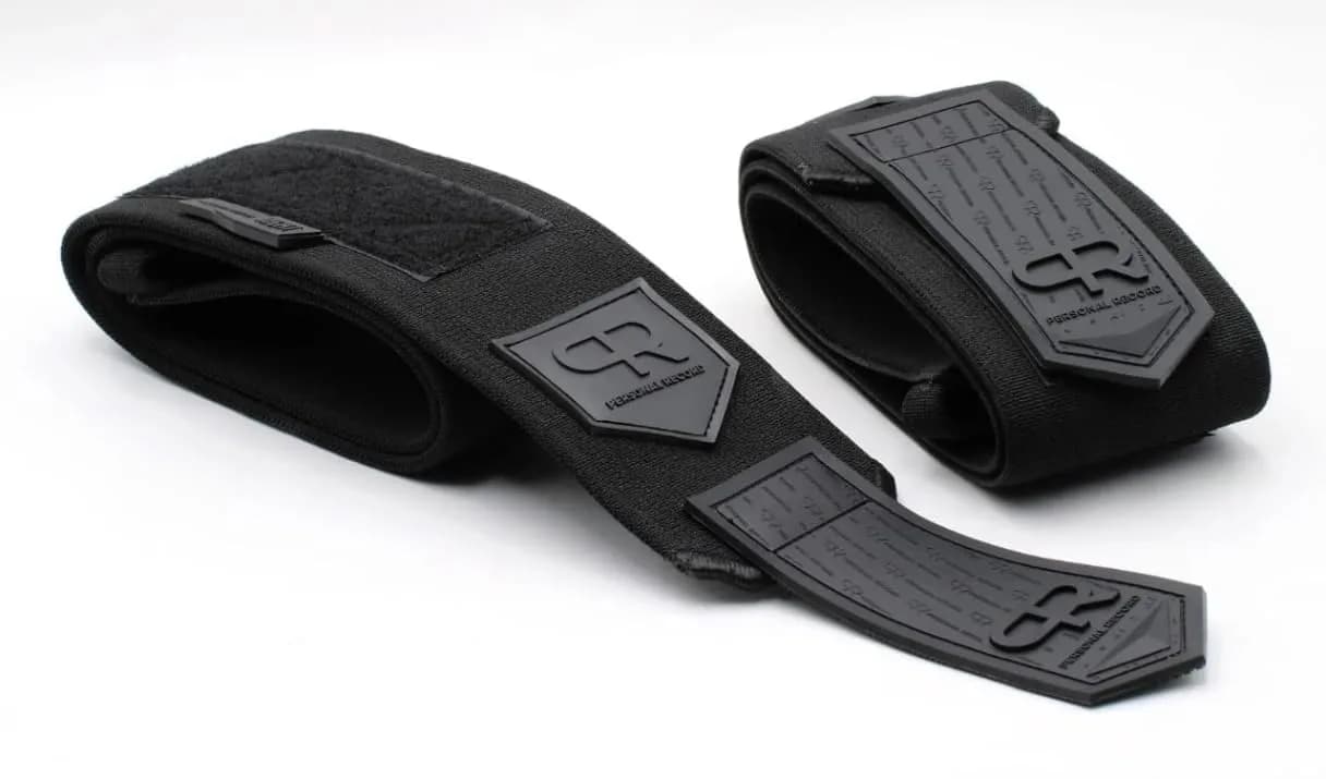 PR Personal Record Elbow Wraps for Weightlifting - 36 Inch Length, 3 Inch Width | Heavy Duty Construction & 25% More Elasticity - view 6