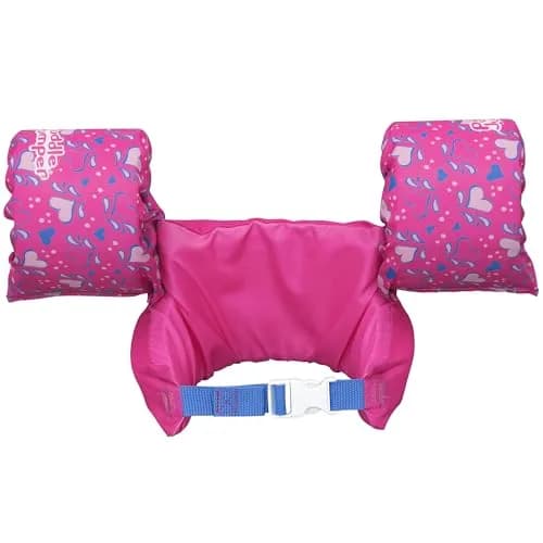 Bestway Puddle Jumper Kids Life Vest with Armbands | US Coast Guard Approved | Youth Swim Trainer | 15-25kg | Adjustable | Polyester | Pink Dolphin thumbnail 2