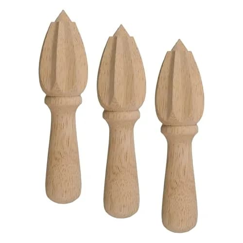 Fox Run Beechwood Lemon Reamer Juicer 15.39 cm (6 inches) | Pack of 3 thumbnail 1