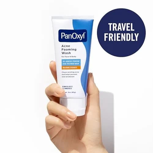 PanOxyl Acne Foaming Wash 10% Benzoyl Peroxide 85g (3 oz) | Kills Acne Bacteria on Contact thumbnail 8