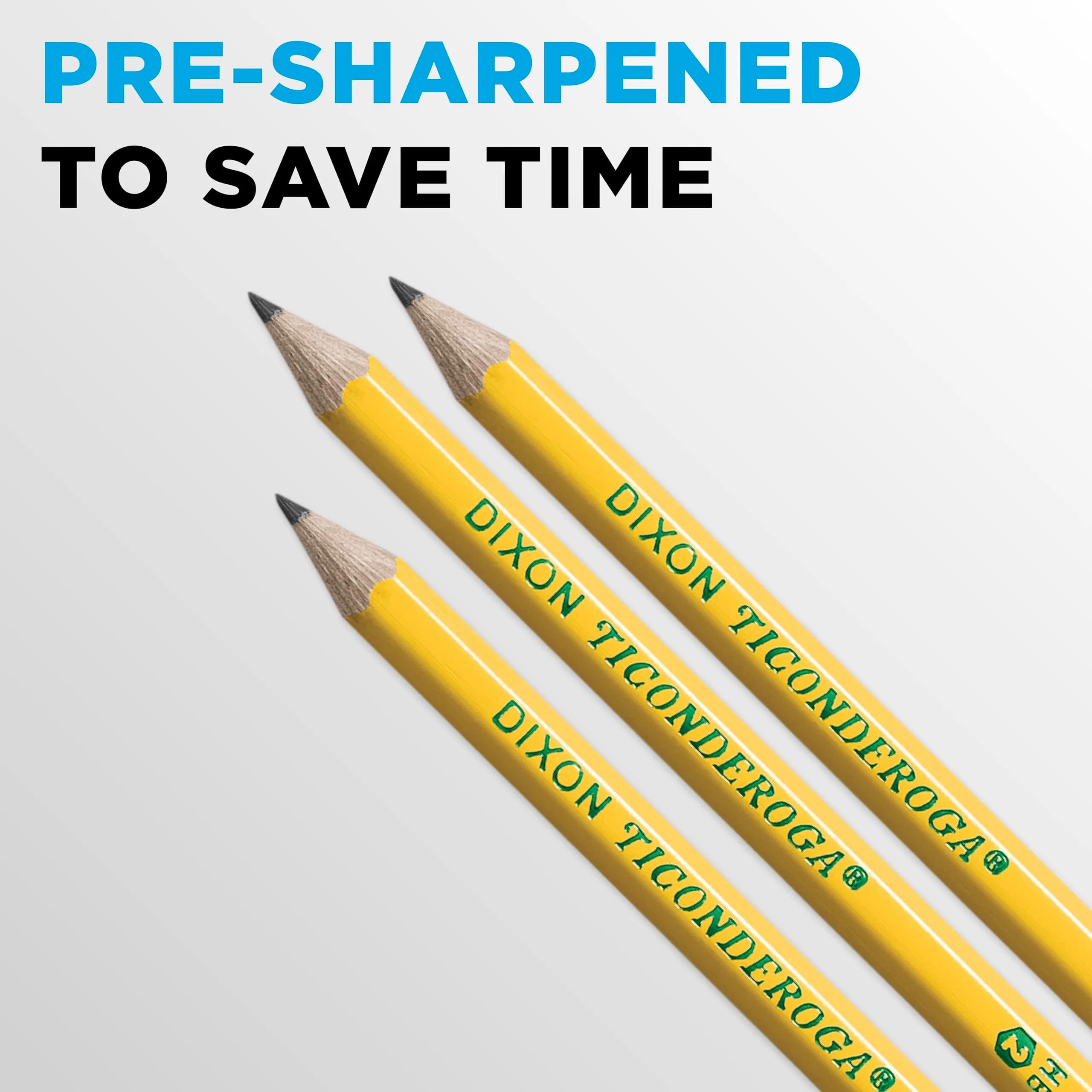 Ticonderoga Wood-Cased Pencils, Pre-Sharpened, HB Soft, Yellow, 1000 Count (1 Box) | Trusted by Teachers for Over 100 Years - view 4