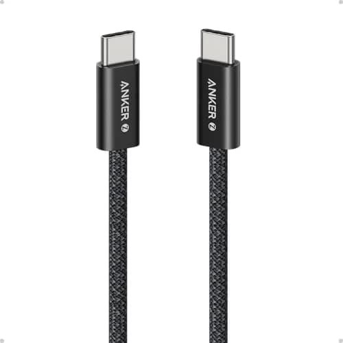 Anker Zolo USB-C to USB-C Cable 1.8m (6 ft) 240W Braided Black | Fast Charging & Data Transfer thumbnail 1