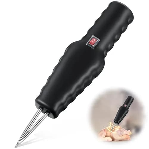 Saillong Handheld Chicken Plucker 1 Pack Black | Removes Pin Feathers Efficiently thumbnail 1
