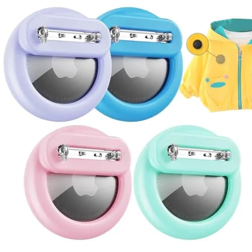 PerfiPro Airtag Holder for Kids 4 Pack | Hidden, Lightweight & Anti-Lost thumbnail 1