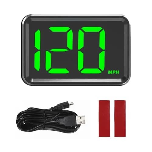Salior Car GPS Speedometer HUD Display 2.98 x 1.96 inch | Digital Speed Test for Cars thumbnail 1