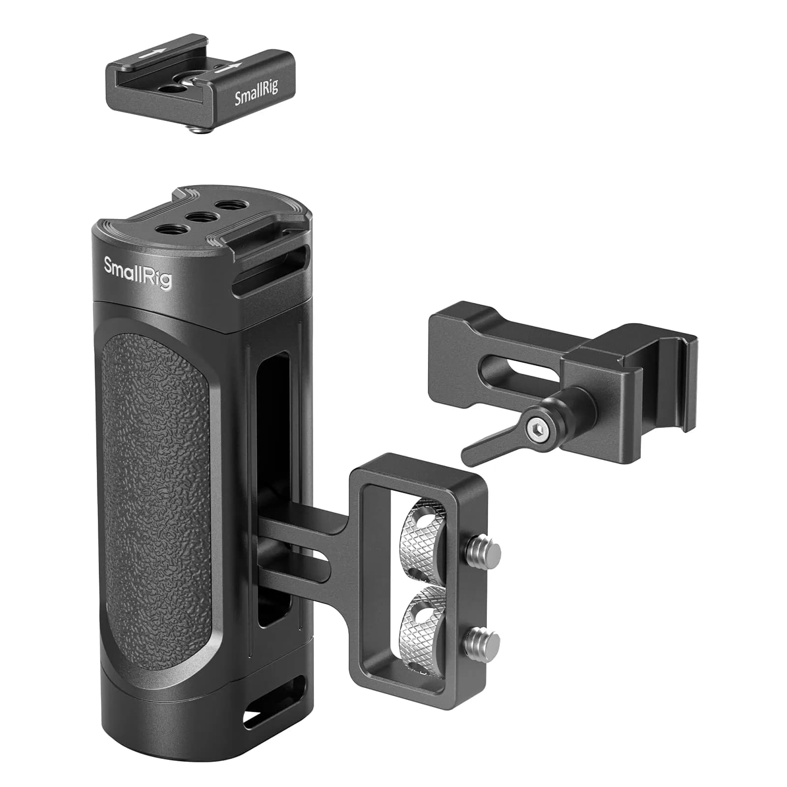 SmallRig Mini Camera Side Handle Kit 4816 with NATO Clamp & 1/4"-20 Screws | Ergonomic Grip for Left/Right Hand