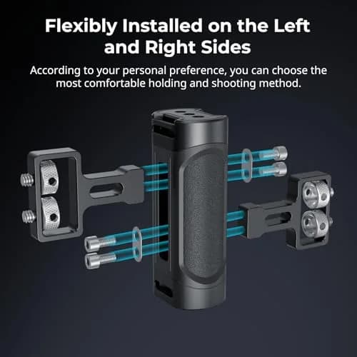 SmallRig Mini Camera Side Handle Kit 4816 with NATO Clamp & 1/4"-20 Screws | Ergonomic Grip for Left/Right Hand thumbnail 2