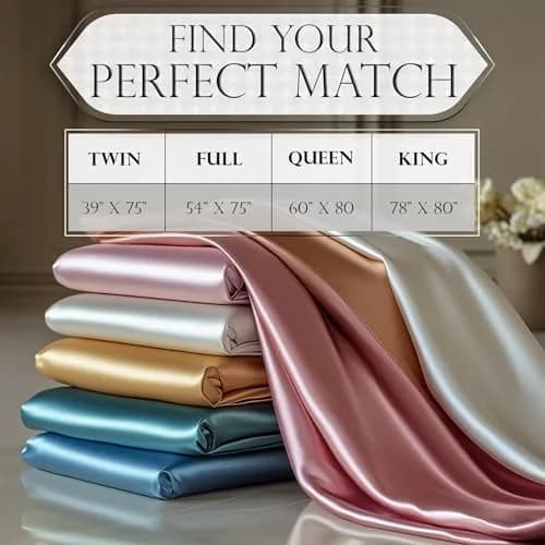 DECOLURE Satin Fitted Sheet King Size 78" L x 80" W x 15" D | Luxury Silky Smooth Fabric | Stone Grey thumbnail 8