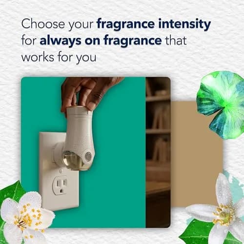 Glade PlugIns Refills Air Freshener Dewdrop Petals 0.67 Fl Oz (20ml) x 5 Count | Scented with Essential Oils thumbnail 6
