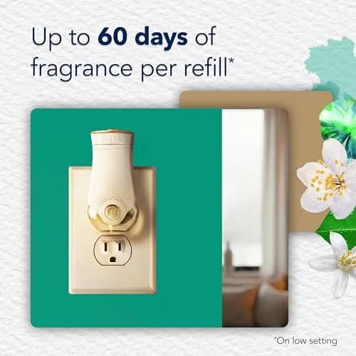 Glade PlugIns Refills Air Freshener Dewdrop Petals 0.67 Fl Oz (20ml) x 5 Count | Scented with Essential Oils thumbnail 2