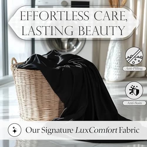 DECOLURE Satin Fitted Sheet King Size | Silky, Soft & Durable Bed Cover thumbnail 6