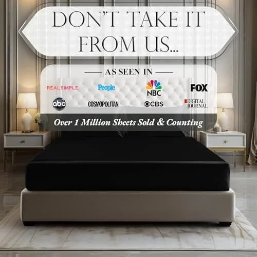 DECOLURE Satin Fitted Sheet King Size | Silky, Soft & Durable Bed Cover thumbnail 7