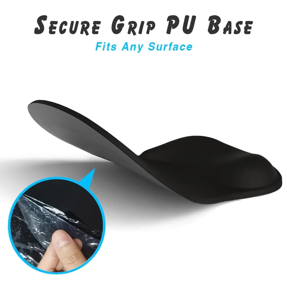 DEMON CHEST ErgoComfort Gel Wrist Rest Mouse Pad (10.2 x 7.9 inches, FloraBliss) | Ergonomic Support for Long Work Sessions - view 5