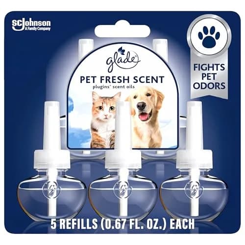 Glade PlugIns Air Freshener Refills Pet Fresh Scent 100ml (5 x 20ml) | Fights Pet Odors thumbnail 1