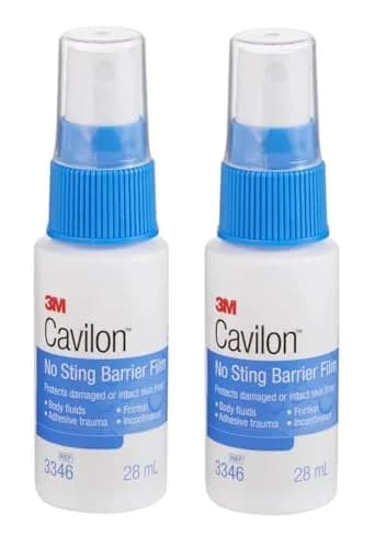 3M Cavilon No-Sting Barrier Film Spray 28ml (0.95 Fl Oz) x 2 Bottles | Protects Skin from Fluids, Adhesives, and Friction thumbnail 1