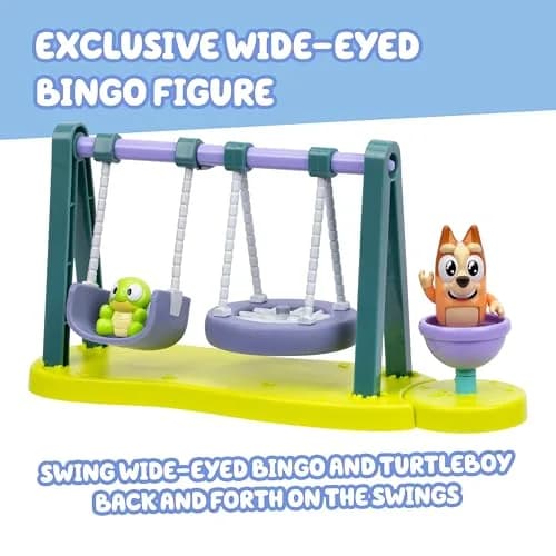 Bluey Turtleboy Backyard Playground Set with Bingo & Turtleboy Figures | ASTM-Tested Toy Playset for Kids Ages 3+ thumbnail 5