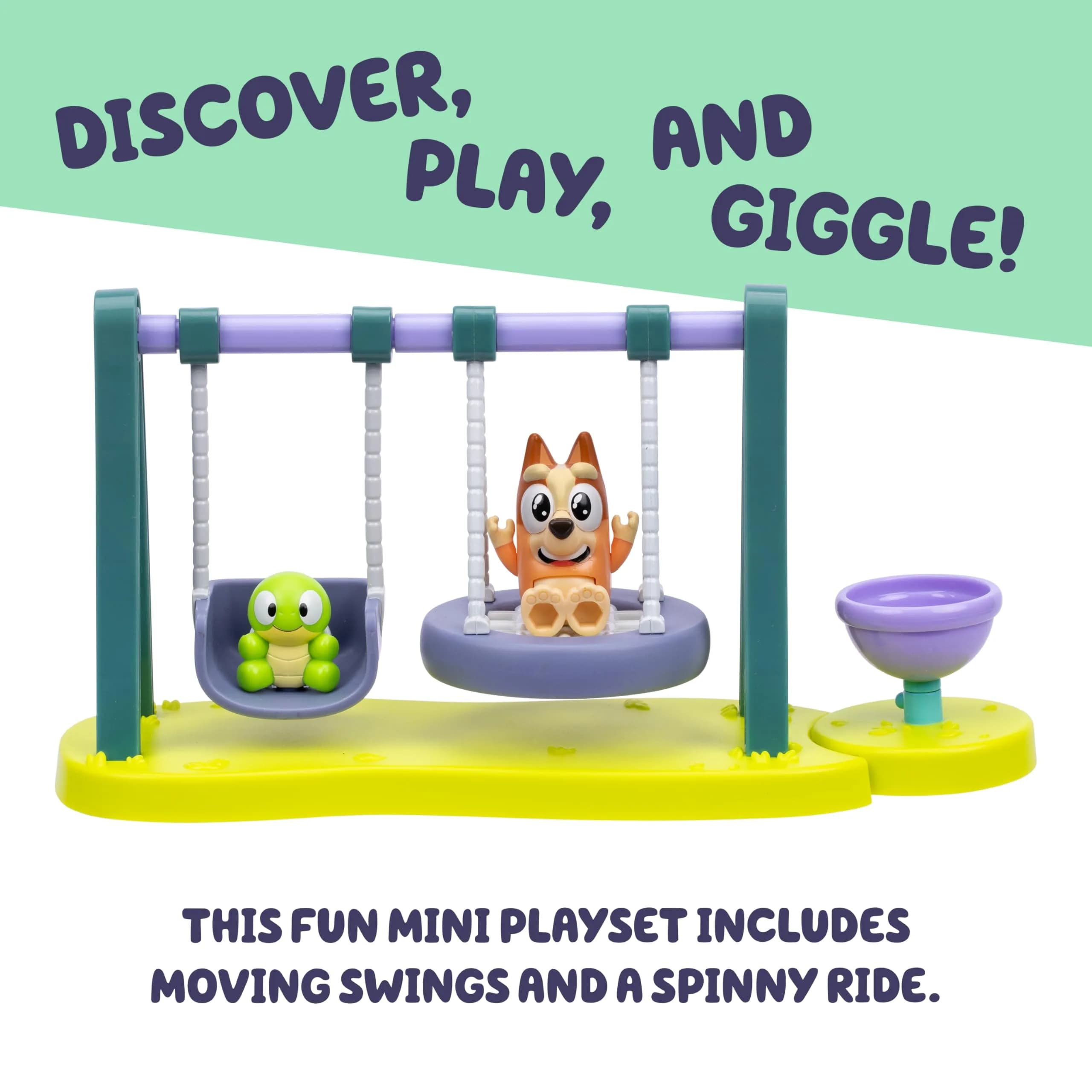 Bluey Mini House Playset with 2.5" Figure & 5 Accessories, 3 Room Play House Toys with Carry Handle, Compact Travel Toy (0.45 kg) - view 3