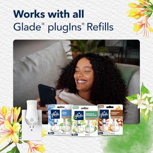 Glade PlugIns Air Freshener Refills Jasmine & Honeysuckle 167.5ml (5 x 33.5ml) | Infused with Essential Oils thumbnail 7
