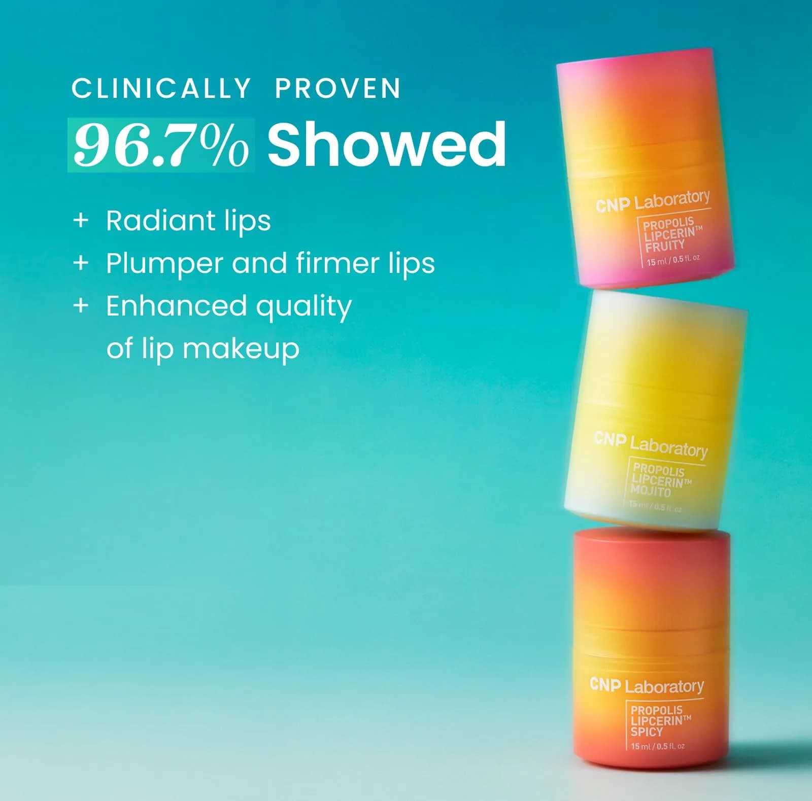 CNP Honey Lip Butter Propolis Lipcerin™ 03 Lime 15ml (0.5 Fl Oz) | 12-Hour Hydration for Dry Lips - view 5