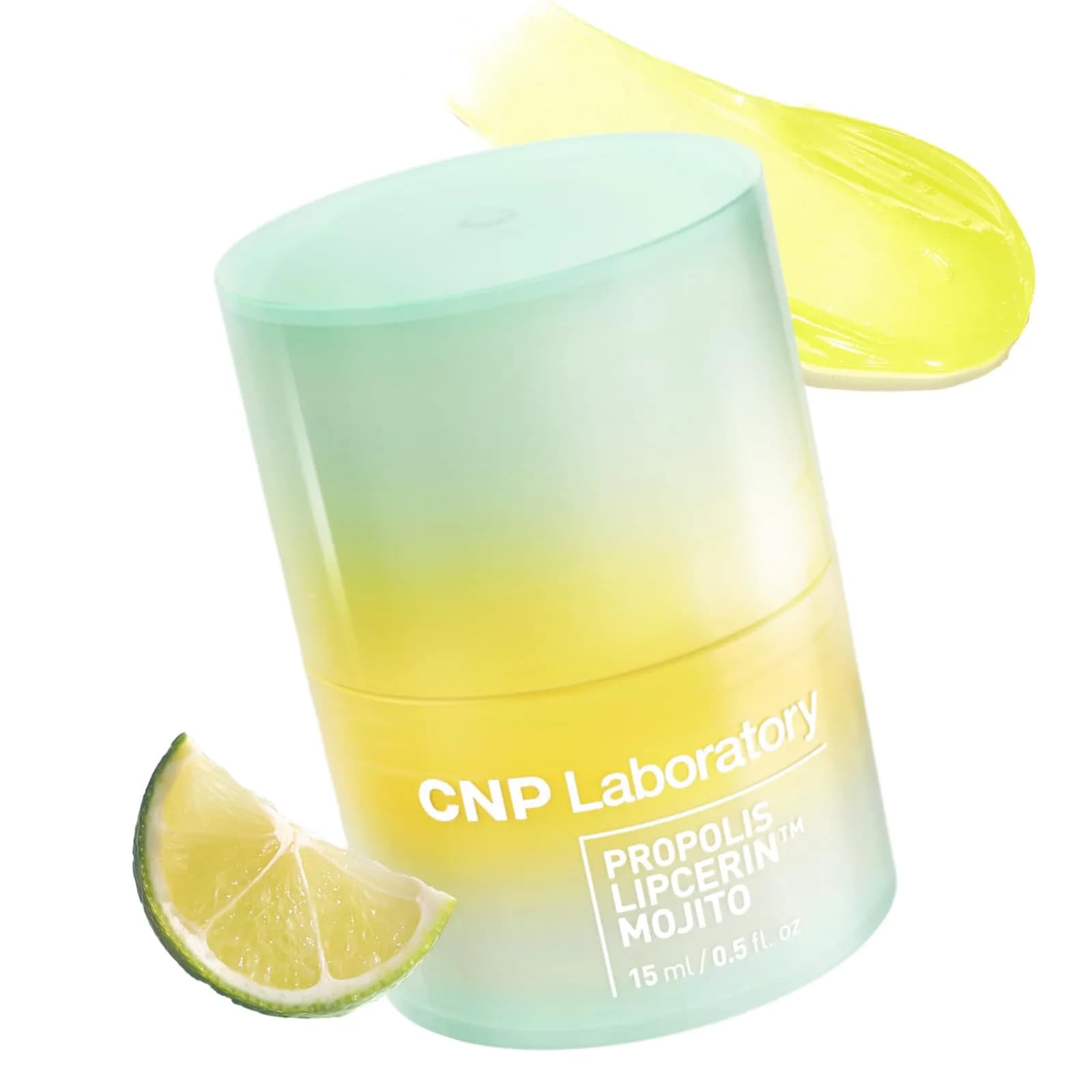 CNP Honey Lip Butter Propolis Lipcerin™ 03 Lime 15ml (0.5 Fl Oz) | 12-Hour Hydration for Dry Lips - main product image