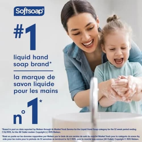 Softsoap Juicy Peach Liquid Hand Soap Refill 1479 ml (50 fl oz) | Gentle, Paraben-Free Formula thumbnail 7