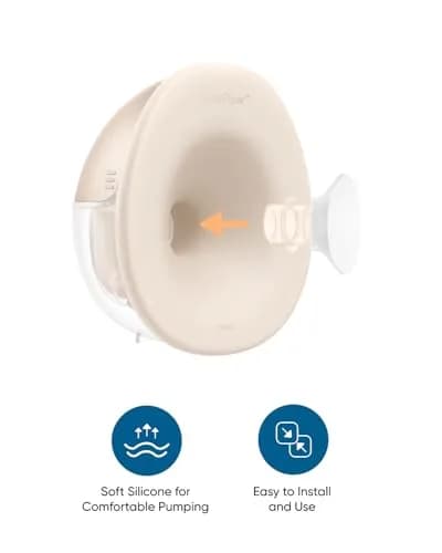 eufy Security 15mm Sizing Inserts (2-Pack) for Wearable Breast Pump S1/S1Pro/E10/E20 | Food-Grade Silicone thumbnail 3