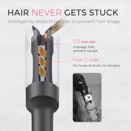 TYMO CURLPRO Automatic Rotating Curling Iron 2.54 cm (1 inch) | Effortless Beach Waves in 10 Minutes thumbnail 5