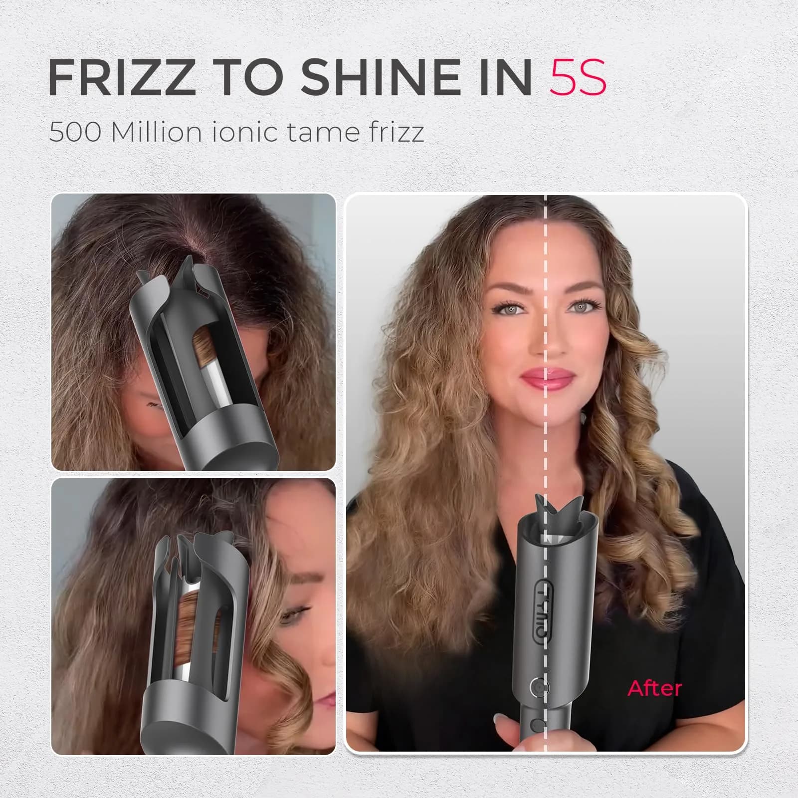 TYMO CURLPRO Automatic Rotating Curling Iron 2.54 cm (1 inch) | Effortless Beach Waves in 10 Minutes - view 8