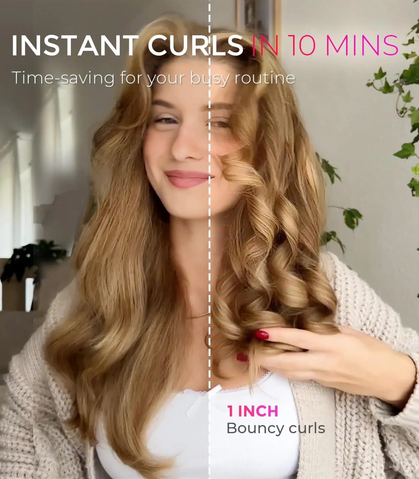 TYMO CURLPRO Automatic Rotating Curling Iron 2.54 cm (1 inch) | Effortless Beach Waves in 10 Minutes - view 3