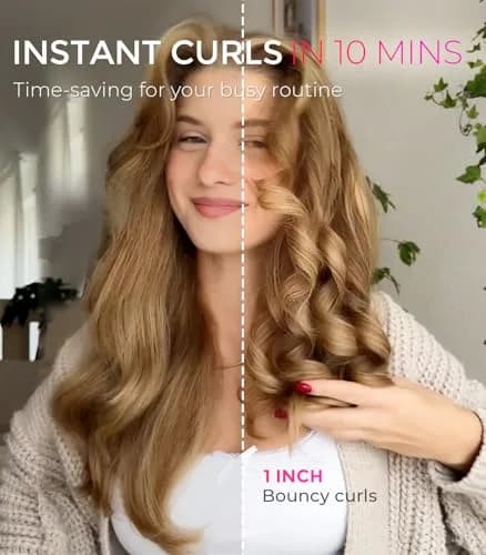 TYMO CURLPRO Automatic Rotating Curling Iron 2.54 cm (1 inch) | Effortless Beach Waves in 10 Minutes thumbnail 3