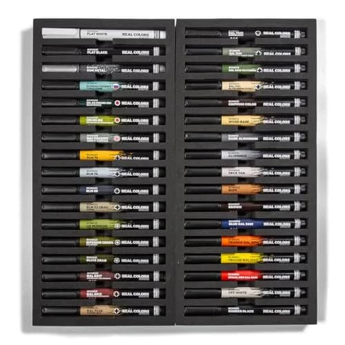 AK Interactive Special Box 34 Real Colors Markers | High Coverage Acrylic Model Paints (1 Count, 34 Colors) thumbnail 5