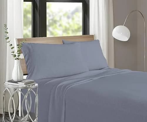 Soft Tees Luxury Cotton Modal Jersey Knit Sheet Set, Full | Ultra-Soft, Breathable Jersey Sheets thumbnail 2