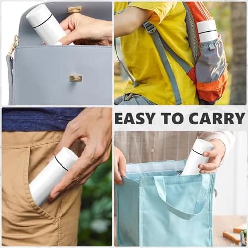 Vesici Mini Insulated Water Bottle 4.4oz | Leakproof Stainless Steel Travel Flask thumbnail 5