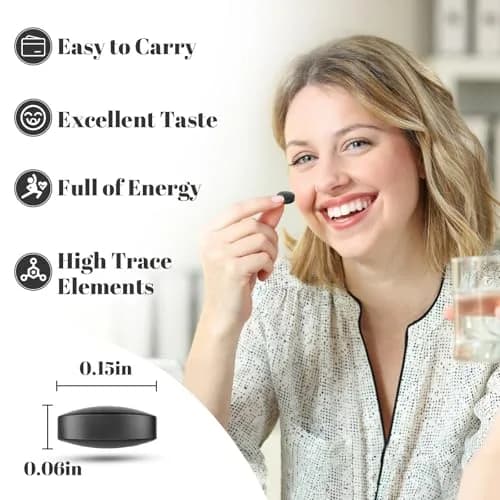 ORBILIVE Shilajit Tablets 1000 MG | Himalayan Organic, Rich in Fulvic Acid & Trace Minerals for Energy & Immunity (70-120 chars) thumbnail 5