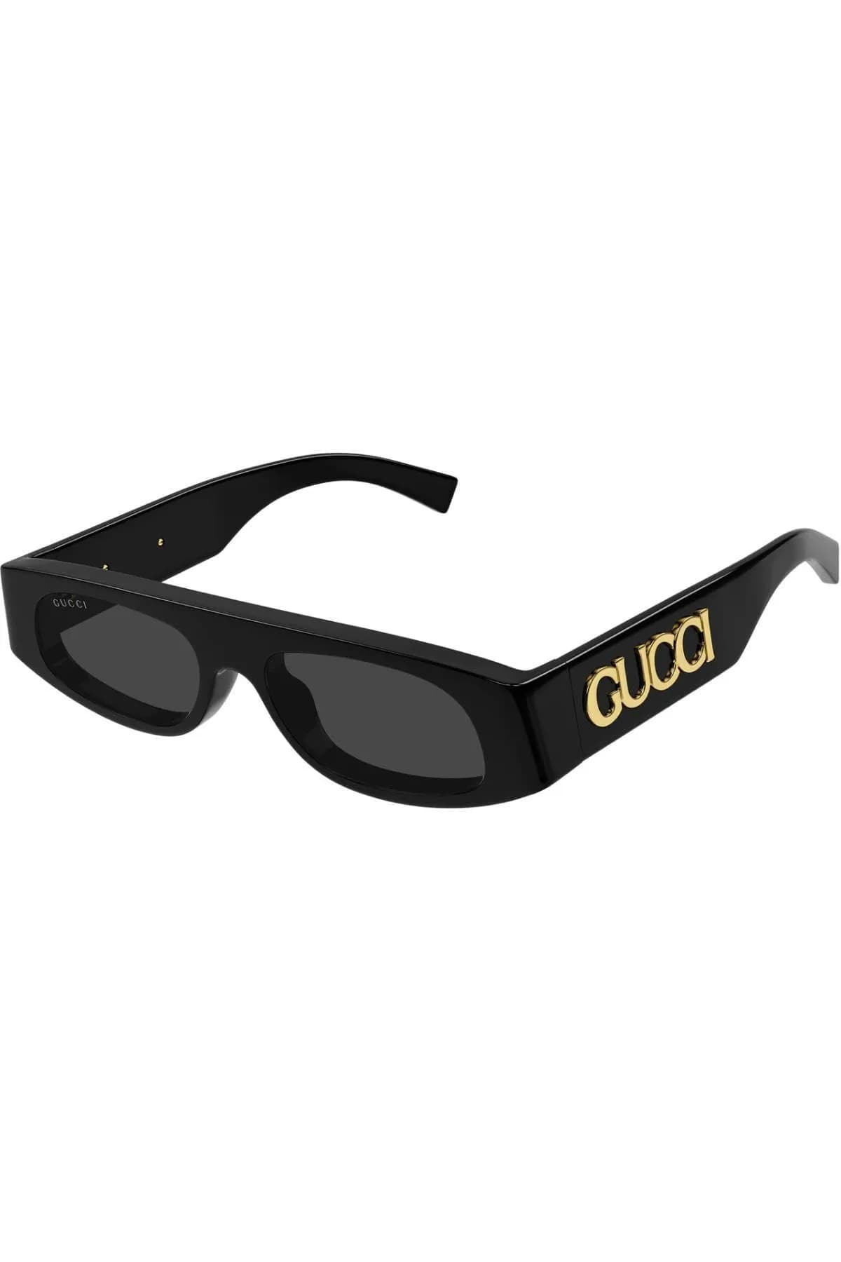 Gucci Ladies Sunglasses GG1771S 51 | Full Rim Cat Eye Style, Grey Lens, Plastic Frame, Italy