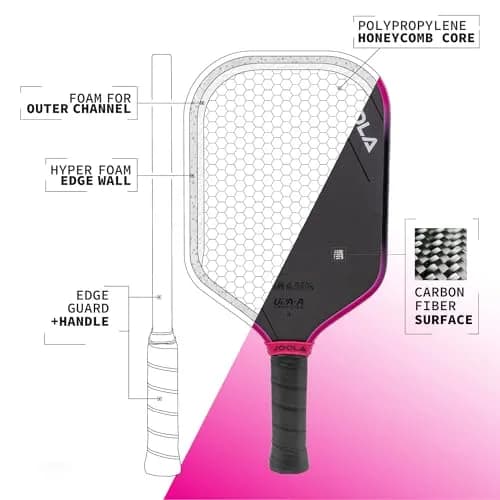 JOOLA Tyson McGuffin 3S 16mm Pickleball Paddle Elongated Shape 16.5in | Power & Spin Certified thumbnail 3