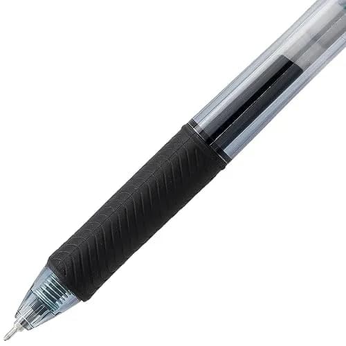 Pentel EnerGel-X Retractable Liquid Gel Pen, 0.5mm Fine Point, Black, Pack of 24 | Smooth Writing Gel Pens thumbnail 5