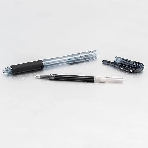 Pentel EnerGel-X Retractable Liquid Gel Pen, 0.5mm Fine Point, Black, Pack of 24 | Smooth Writing Gel Pens thumbnail 7
