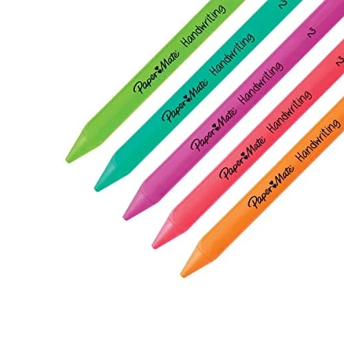 Paper Mate Handwriting Triangular Mechanical Pencil Set with Lead & Eraser Refills, 1.3mm, Assorted Colors, 2-Pack | Smooth Ink Flow thumbnail 7