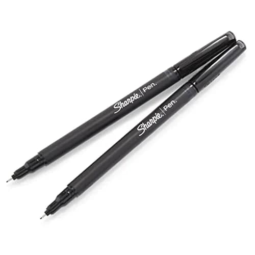 Sharpie Felt Tip Pens Fine Point 0.4mm | Precise, Quick-Dry, Fade-Resistant (4-pack of 2) thumbnail 3