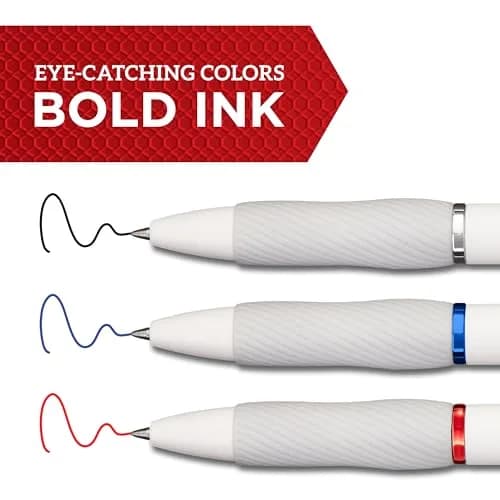 Sharpie S-Gel Gel Pens 4 Count | Medium Point (0.7mm) Assorted Ink Colors, White Barrel thumbnail 3