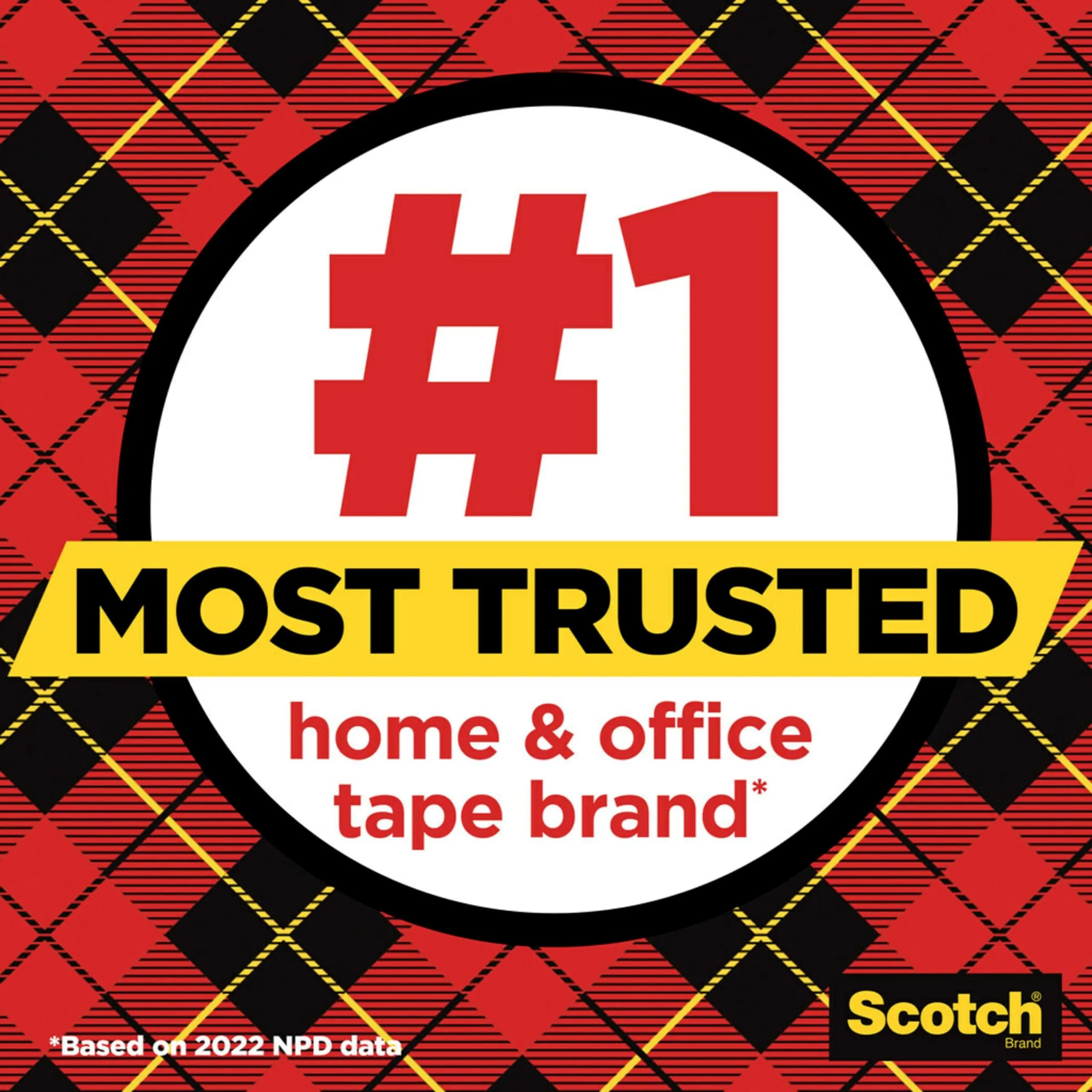 Scotch Transparent Tape, 3 Rolls Pack - Clear Glossy Finish, 3/4" x 1000" - view 3