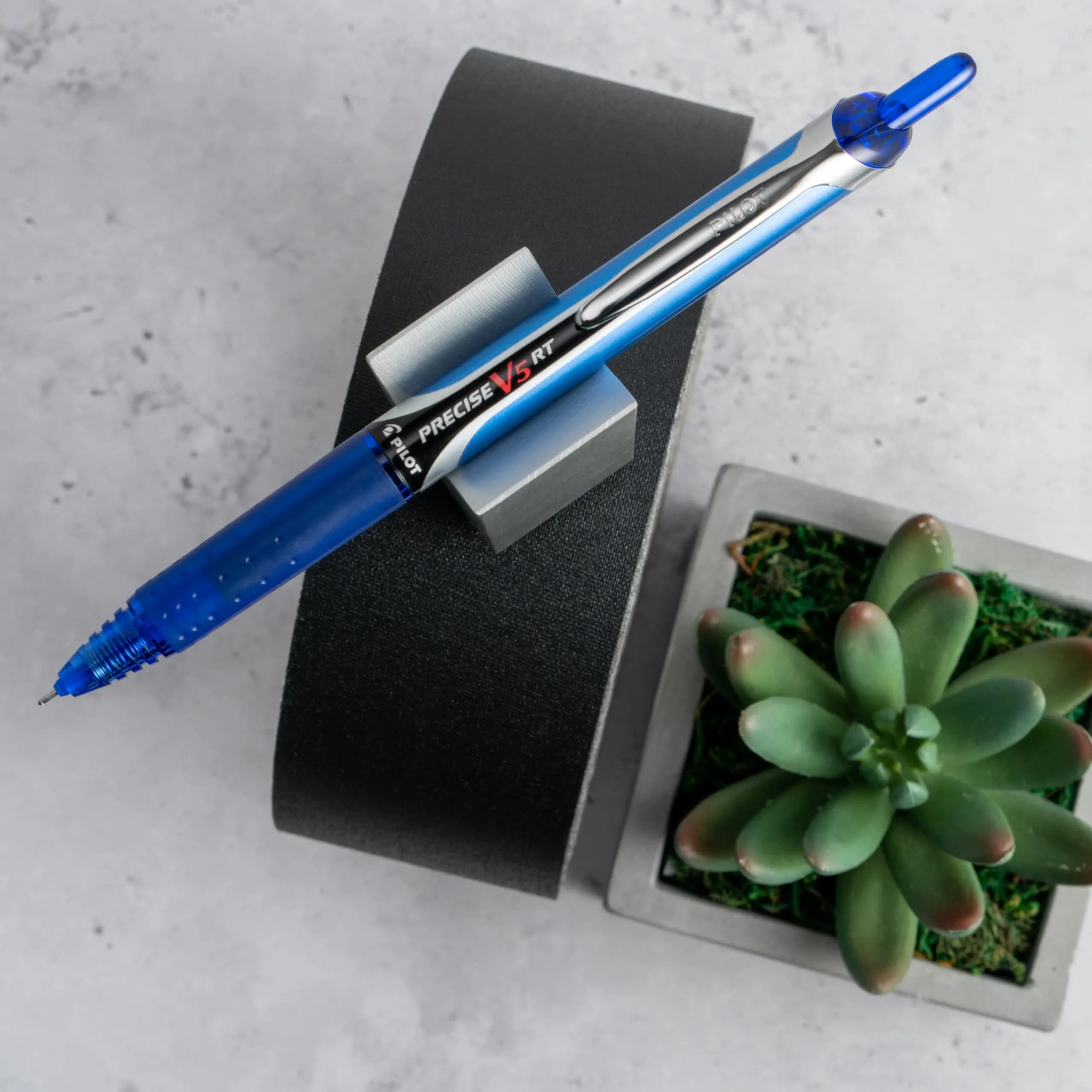 Pilot Precise V5 RT Rolling Ball Pens Blue Ink 0.5mm Extra Fine Point 4-Pack | Smooth Writing for Students & Professionals - view 5