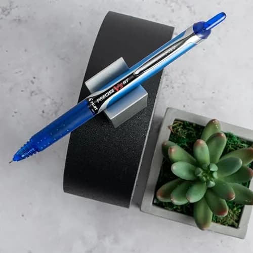 Pilot Precise V5 RT Rolling Ball Pens Blue Ink 0.5mm Extra Fine Point 4-Pack | Smooth Writing for Students & Professionals thumbnail 5
