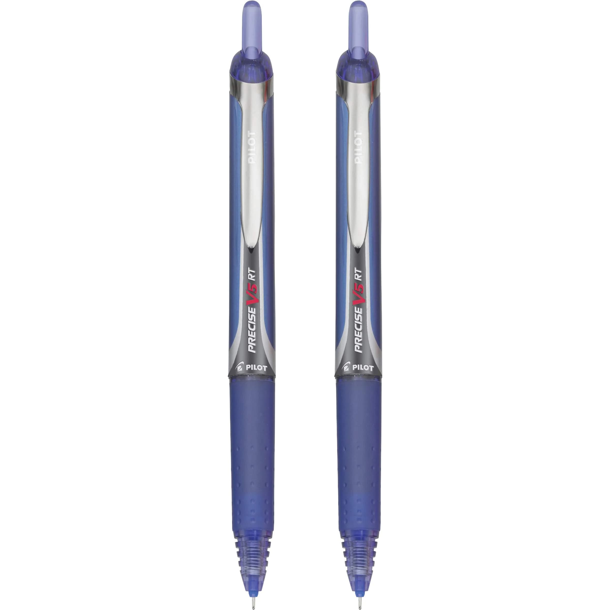 Pilot Precise V5 RT Rollerball Pens, Extra Fine 0.5mm Black Ink, Pack of 2 - view 3