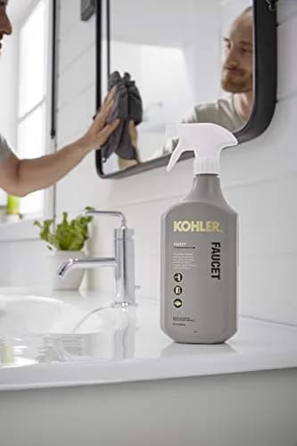 Kohler Faucet Cleaner 1.65 L (56 Fl Oz) Pack of 2 | Ammonia & Alcohol-Free Formula for Streak-Free Shine thumbnail 4